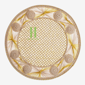 Premium New Design Eco-Friendly Washable Bohemian Seagrass Charger Plate <b>Table</b> Accessories <b>Mats</b> Pads Home Decoration 35cm - Product Image 2