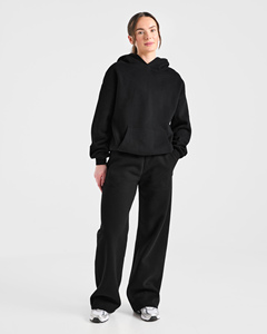 Pantalones Deportivos Negros Extra Grandes de Primera Calidad, Tela Suave al Tacto, Pantalones Deportivos de Pierna Recta para Mujer, Proveedor y Fabricante - Product Image 3