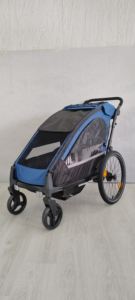 Remolque para Perros de Aleación de Aluminio para Bicicleta (Exploración Urbana) con Suspensión Independiente y Capacidad de Carga de 35 kg para Aventuras en Senderos - Product Image 4