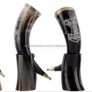 แก้วน้ำวีกิ้งรักษ์โลก คุณภาพดีที่สุด ทำด้วยมือจากวัสดุธรรมชาติ ตกแต่งด้วยงานแกะสลักงาช้าง - Product Image 1