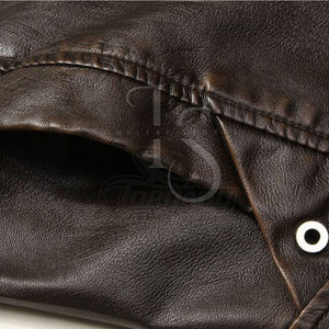 Wholesale Plus Size Cowhide <b>Leather</b> <b>Jacket</b> Outdoor Use <b>Winter</b> <b>Jacket</b> Top Selling Cheap Price Men Cowhide <b>Leather</b> <b>Jacket</b> - Product Image 4