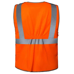 Gilet de sécurité personnalisé avec logo imprimé, nouvelle conception, sur mesure, pour la construction, modèle 2026, très demandé - Product Image 2