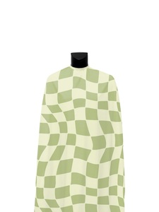 Cape de coiffure personnalisée en polyester, tendance pour salon de coiffure, capes de barbier sur mesure très demandées, jetables - Product Image 4