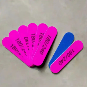 Lima de uñas lavable de doble cara, lima de uñas profesional de acero inoxidable de alta calidad para logotipo personalizado. - Product Image 3