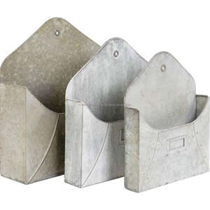 Supports de rangement faciles à suspendre Poches murales personnalisées galvanisées Organisateurs de rangement multifonctionnels en métal pour la décoration de la maison et du jardin - Product Image 2