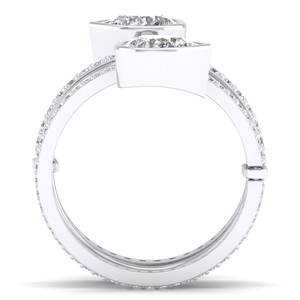 Bague de fiançailles REYES, nouvelle arrivée, argent sterling 925, coupe poire, moissanite 2,14 carats, pour femme, certifiée GRA, bijoux fins - Product Image 4