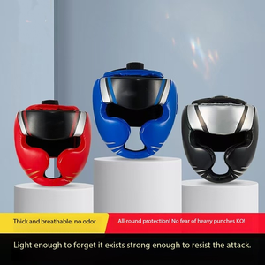 หน้ากากป้องกันใบหน้า PU สำหรับฝึกซ้อม คิกบ็อกซิ่ง มวยไทย ทนทาน ระบายอากาศได้ดี เป็นมิตรกับสิ่งแวดล้อม - Product Image 4
