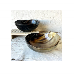 Best Selling Carved Buffalo Horn Vintage Salad Fruit Serving Bowl Indian Horn <b>Dinnerware</b> for Business Gifts - Product Image 3