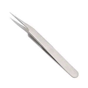 Pinzas Quirúrgicas de Acero Inoxidable Morje para Pestañas, Juego de 2 Piezas, Puntas Finas Curvas y Rectas, 10 mm de Longitud, Modelo MS-ET-0007, Perfectas - Product Image 4