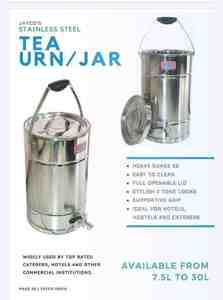 HEAVY DUTY STAINLESS STEEL TEA URN 30 LITER <b>MIRROR</b> FINISH COMMERCIAL HOT WATER DISPENSER CATERING USE - Product Image 4