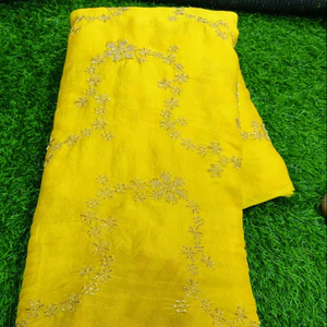 ผ้าปักลายจอร์เจตต์ ความกว้าง 44 นิ้ว น้ำหนัก 65 GSM วัสดุตกแต่งน้ำหนักเบา สำหรับเสื้อผ้าบูติก ชุดชาติพันธุ์ และเสื้อผ้าทั่วไป - Product Image 1