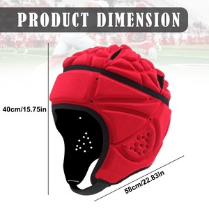 Casque de football américain souple 7v7, casque de rugby, casque de scrum, protège-tête rembourré pour jeunes, enfants et adultes, pour l'entraînement et les matchs - Product Image 2