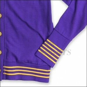 เสื้อคาร์ดิแกนลำลองสำหรับฤดูหนาวสไตล์มหาวิทยาลัย กำลังเป็นที่นิยม  แบบถักคอวีสำหรับผู้ชาย  ตกแต่งด้วยลายปะติดแบบลูกไม้  ระบายอากาศได้ดี  ติดกระดุมเม็ดเดียว - Product Image 5