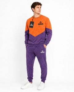 Sudadera de Cuello Redondo para Hombre, Lavada al Ácido, de Manga Larga, Oversize, de Algodón Suave, Ropa Casual con Servicio OEM ODM - Product Image 1