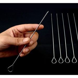 Set di 12 Spiedini per Barbecue in Acciaio Inox da 8 Pollici, Spiedini per Shish Kebab, Utensili da Cucina Premium per Esterni - Product Image 2