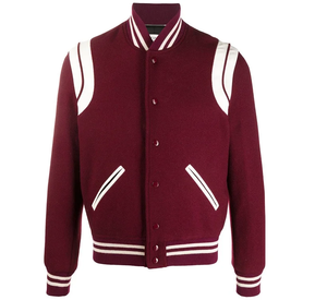 OEM Designer Custom Embroidered Logo Veristy College Bomber Flight Letterman Thin Front Varsity <b>Jacket</b> for Unisex - Product Image 4