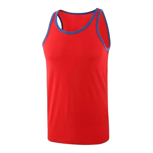Men's Sleeveless Summer Thermal Gym Tank Top & Vests-Custom Logo 100% Cotton Sport Wear - Product Image 2