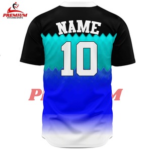 Camisetas de Béisbol/Sóftbol Personalizadas de Primera Calidad, Impresión por Sublimación a Todo Color, Diseño Personalizado, Alta Calidad, Unisex, al por Mayor - Product Image 2