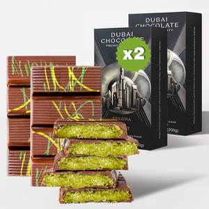 Proveedor mayorista de barras de chocolate con pistacho Kunafa de Dubái, 100 gramos, disponibles a precio mayorista en Alemania. - Product Image 2