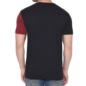 Camiseta de Algodón de Lujo para Hombre, Moderna, Minimalista, Casual, Verano, Suave, Transpirable, Corte Regular, Manga Corta, a la Moda - Product Image 1
