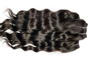 ผมต่อแบบลอนธรรมชาติอินเดียแท้ Remy นุ่มสลวย น้ำหนัก 100 กรัม - Product Image 1