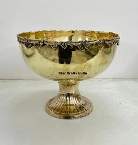 Cuenco Decorativo Americano de Latón, Diseño Redondo, Plato Decorativo de Metal para Escritorio, Bandeja para Regalo, Decoración, Frutas y Alimentos Secos - Product Image 3