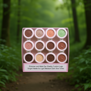 Paleta de Sombras de Ojos Brillantes y Mate - Paleta Individual de Alta Calidad con Logotipo Personalizado para Tonos de Piel Claros, Medios y Oscuros - Product Image 3