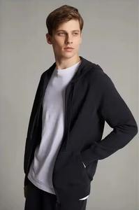 Conjunto de 2 Piezas de Pantalones Deportivos y Sudadera con Cremallera de Lana y Cachemira para Otoño e Invierno - Product Image 4