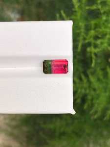 Pierre précieuse naturelle de tourmaline rouge certifiée IGI, taille octogonale, effet optique léger, pierre brute, Rajasthan Zubeda Gems pour bijoux - Product Image 4