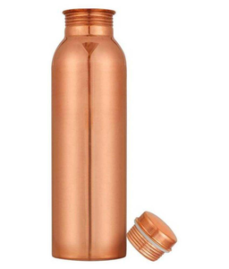 <b>Copper</b> Water Bottle | 100% <b>Copper</b> | Leak Proof | Metal Round Antique - Product Image 6