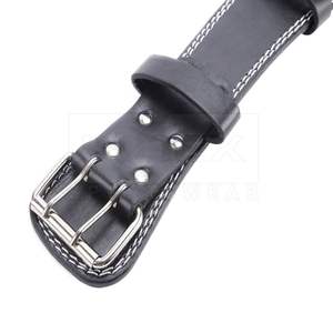 เข็มขัดยกน้ำหนักแบบสั่งทำพิเศษสำหรับผู้ชาย เข็มขัดพยุงหลังสำหรับฝึกเพาะกาย โรงงานรับผลิตแบบ OEM ODM - Product Image 5