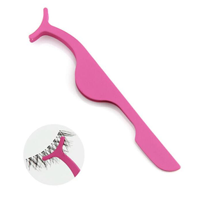 Eyelash Tweezers Stainless Steel Eye Lash Curler Applicator <b>Clips</b> - Product Image 2