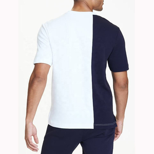 T-shirt blanc à manches courtes et col rond pour homme, motif chat imprimé noir, décontracté, respirant, en jersey tricoté 100 % coton - Product Image 3