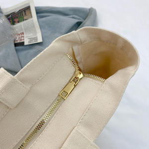 Sac fourre-tout en toile de coton imprimé personnalisé avec logo, écologique, à poignée longue et bandoulière, format moyen, pour le shopping – Offre Spéciale - Product Image 4