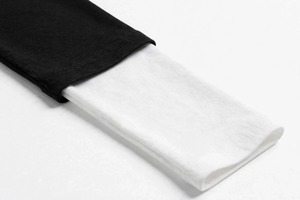 Custom Women <b>V</b> <b>Neck</b> <b>Long</b> <b>Sleeve</b> Crop <b>Top</b> Custom Layered Crop <b>Top</b> For Women OEM ODM Private Label Women <b>Long</b> <b>Sleeve</b> Crop Shirt - Product Image 6