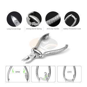 Coupe-ongles robuste en acier inoxydable pour podiatres, pour ongles incarnés épais et ongles des doigts, à large ouverture de mâchoire, professionnel, pour bébés - Product Image 3