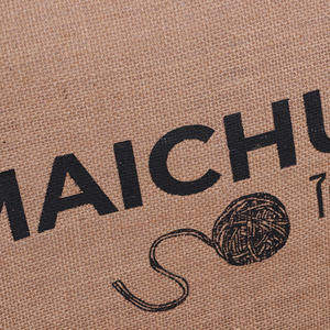 Printed Jute Shopper <b>Bag</b> with Custom Branding for Businesses - Product Image 3