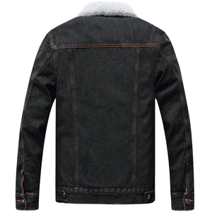 Chaqueta Vaquera Clásica para Hombre, Estilo Vintage, con Botones, 100% Algodón, Informal, para Invierno, Resistente al Viento, Transpirable y Duradera - Product Image 3