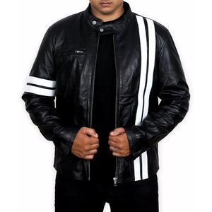 Chaqueta de Cuero Genuino para Hombre, de Alta Calidad, con Logotipo Personalizado, Transpirable, Cálida para Invierno, Nueva Colección - Product Image 1