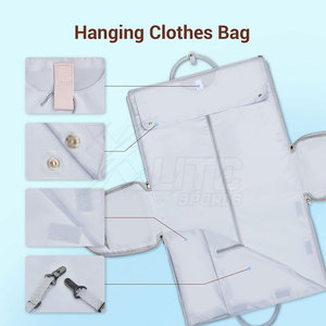Bolsa de Viaje Plegable de Nailon de Gran Capacidad y Calidad Premium con Cierres y Asas Resistentes para Viajes de Negocios - Product Image 6