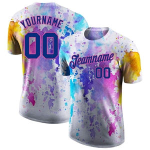เสื้อเบสบอลแท้สีน้ำเงินอ่อนขาวลายทางสีขาว-น้ำเงิน ผลิตโดยตรงจากโรงงานขายส่ง รับผลิตตามสั่ง - Product Image 2