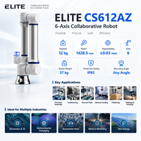 Robot collaboratif Elite CS612AZ CSA Advanced Series à 6 axes, charge utile de 12 kg, portée de 1428,5 mm, avec pince CNGBS pour la manutention