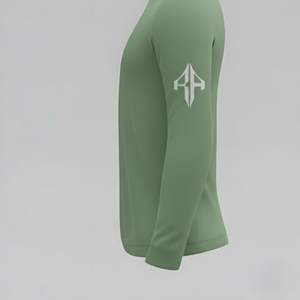 T-shirt à manches longues pour homme de qualité supérieure 2026, col rond, 100 % coton, sur commande, style oversize, décontracté, personnalisé RIVIAN ATLANTIC - Product Image 6