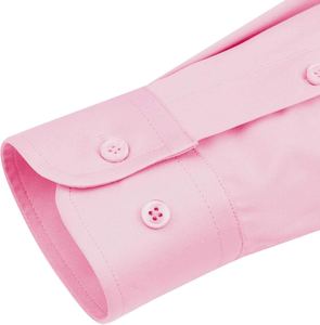 Camisas de Vestir Personalizadas para Mujer, Manga Larga, Blusas de Oficina Casuales, Ecológicas, Transpirables, 100% Algodón, Silueta Recta - Product Image 5