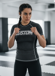 Training <b>Rash</b> <b>Guard</b> <b>Women</b> Shirt Short Sleeves Custom Logo Blank Plain <b>Rash</b> <b>guard</b> <b>Bjj</b> Short Sleeve Black White <b>Rash</b> <b>guard</b> - Product Image 6