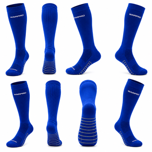 WARPRO INDUSTRY Custom <b>Knee</b> <b>High</b> Compression Socks Men Women Breathable Moisture Wicking Graduated Sports Nylon/Cotton - Product Image 6