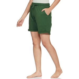 Short de survêtement d'été surdimensionné pour femmes Logo personnalisé Short de plage de gymnastique respirant avec motif de taille à cordon élastique - Product Image 3