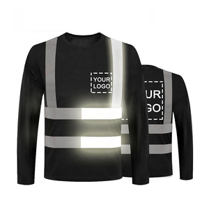 Camiseta de Seguridad de Alta Visibilidad Verde Lima con Franjas Reflectantes, Logotipo Personalizado, Uso Diurno y Nocturno - Product Image 1