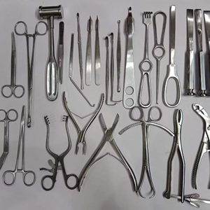 Juego de Instrumentos Quirúrgicos Ortopédicos Básicos de Acero Inoxidable, Manuales, de Alta Calidad, con Certificación CE, para Uso Hospitalario - Product Image 1