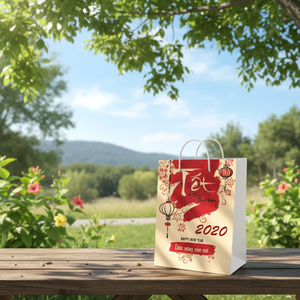 Sac en papier écologique de luxe pour emballage cadeau et décoration, personnalisable avec logo, papier artistique, tailles personnalisables - Product Image 3